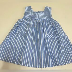 Blue Striped Kids Sleeveless Top